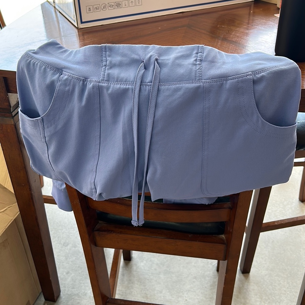 HeartSoul Ceil Blue Scrub Jogger Pants Size M
